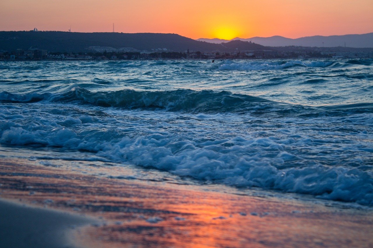 sunset, beach, sea, ocean, summer, water, nature, landscape, freedom, sand, love, beach, love, love, love, love, love